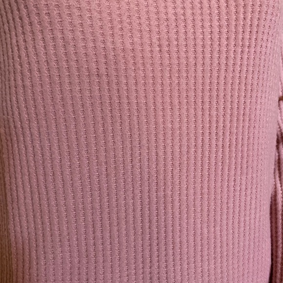 Splendid Light Blush Thermal Waffle Top Medium NWT - Picture 2 of 8